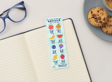 Load image into Gallery viewer, Chinese English Pinyin Fruit Themed Bookmark