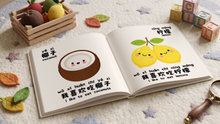 Load image into Gallery viewer, Fruits 水果 shuǐ guǒ Mandarin Chinese English Pinyin Bilingual Children's Board Book
